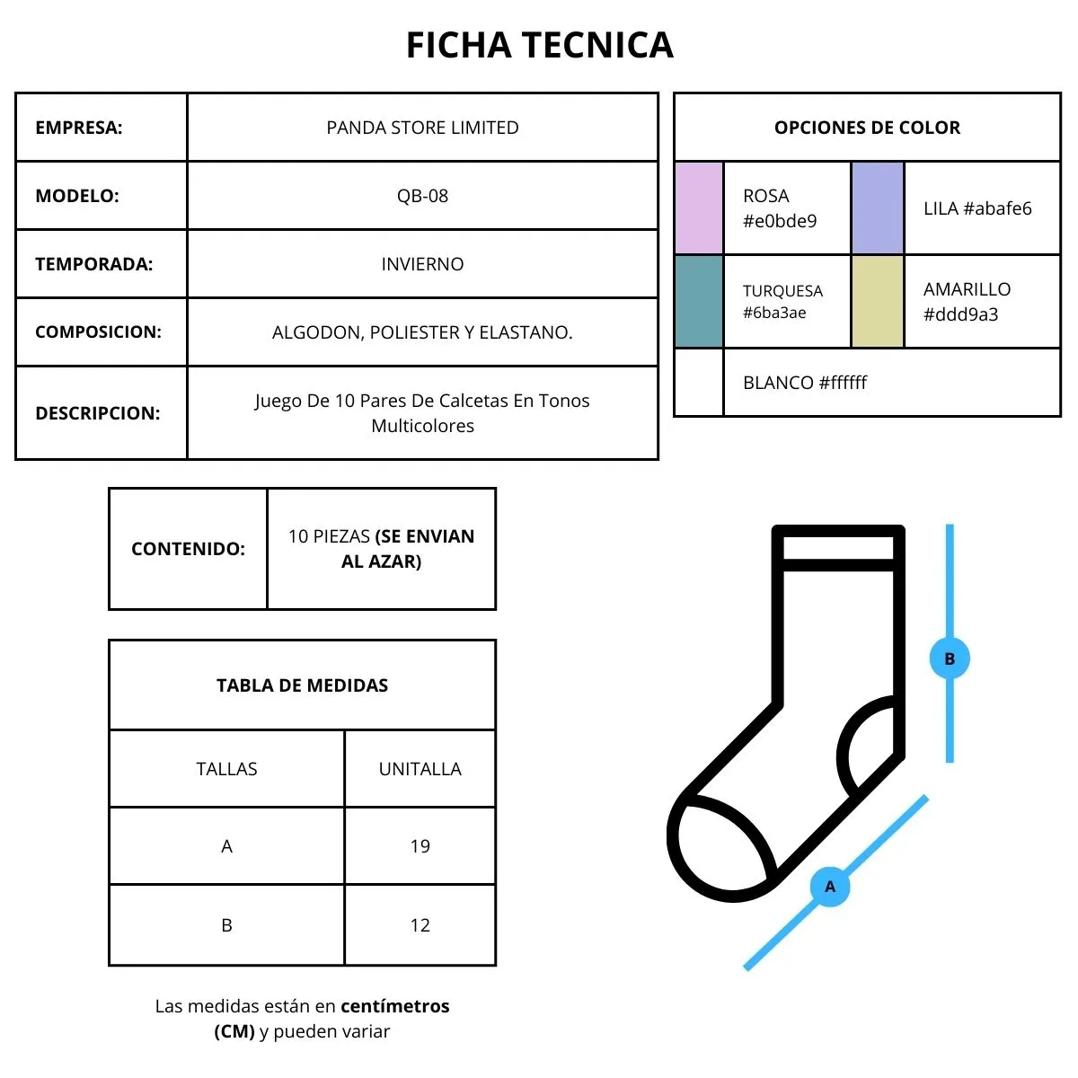 QB-08 10 piezas 2529